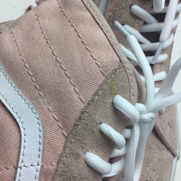 Vans Sentry Sk8-Hi WC Suede & Canvas Dusty Rose Lace-Up Sneakers Size 8.5 - Picture 10 of 11